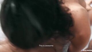 Long haired amateur gets barebacked - CZECH HUNTER 523