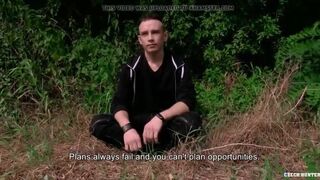 Czech Blonde Twink Sucks Cock For The Opportunity To Get A