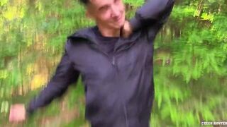 Fruit Salesman Meets A Guy Who Buys All Of His Stock In Exchange With A Nice Fuck In The Forest - Hot