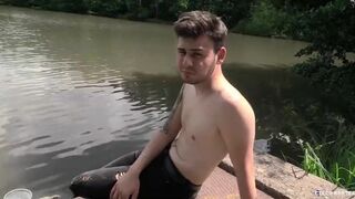 Vojta Chills By The Pond And A Random Guy Passes Offers Him Money To Fuck His Ass - Hot