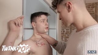 Twink - Dominating Top Malik Delgaty Rips Open Ryan's Bailey Jeans And Fucks Him Doggystyle