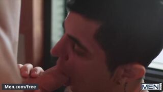 William Seed Bringing His Huge Cock Over To The Hungry