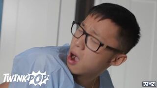 Twink - Tony D'Angelo Fucks Dane Jaxson In Missionary, Using Ultrasound To See His Cock Moving