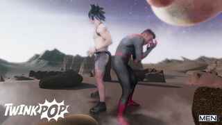 Twink - Cosplay Fans Dante Colle, Theo Brady, Felix Fox & Nick LA Blast Each Other's Holes