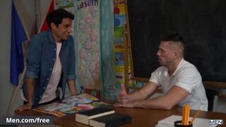 Teacher Ramon Todd fucks his student Titus after class