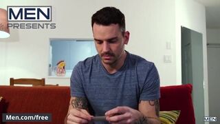 Men - inked hunk Jason Wolfe and Matthew Parker ride cock