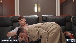 Men - Dante Colle Masturbates Near Michael & His GF In The Movie Theater While They Are Watching Him