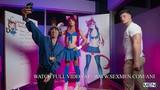 Anime Boy Loves Cum/ MEN / Malik Delgaty, Axelle Rose