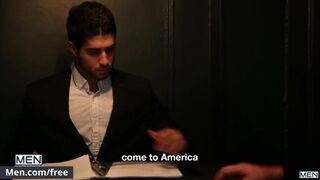 Men - Diego Sans and Jacob Peterson ass fuck hard in Spies Part 2