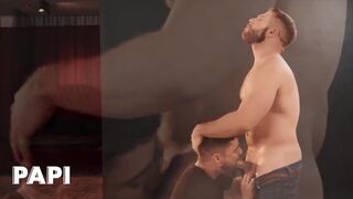 Papi - Diego Reyes Hands Dann Grey The Camera So He Can Focus On Sucking His Cock