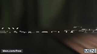 Men - Felix Fox Celebrates His Victory By Blowing His Hot Jizz All Over Adrian Hart's Abs