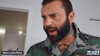 Men - Horny Twink Edward Terrant Plays With A Dildo Until Markus Kage Catches Him And Fucks Him Hard