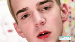 Slender Blonde Jack Z Strokes His Cock And Fingers His Ass!