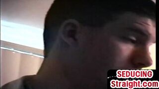 Hairy and tattooed amateur straight stud sucked by gaydaddy