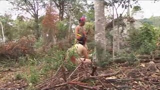 Latinos and Indians Bareback Sex Orgy