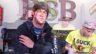 Straight Boy Teaches How To Suck Cock