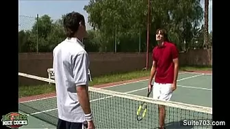 Tennis gay jocks fucking outdoors