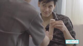 Active Ginger Twink Michael Slides His Hard Dick In Logan's Hole!