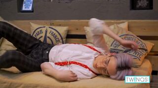 Karol Gajda Cums On His Abs After Had Fucked & Jerked Himself!