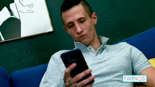 Skinny Twink Thomas T Is Milking His Big Sausage So Good!