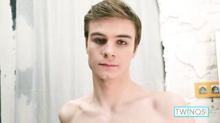 Slender Blonde Lucas A Fills His Ass With A Dildo And Cums!