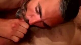 Dirty ex prisoner is giving head