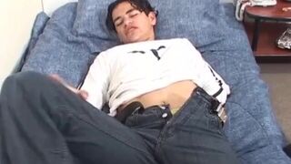 Latin Twink Cesar Jerks Off