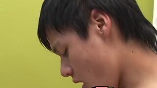 He is sucking his boyfriend but is also nailing his asshole