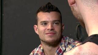 Hot His First Time Being Bound