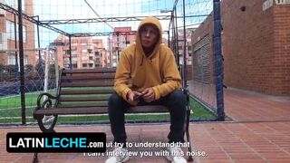 Muscular Spanish Speaking Boy Jared Nyson Shoots Huge Cumshot While Riding Thick Cock - Latin Twink