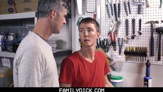 Young boy learn how to suck and fuck big cock