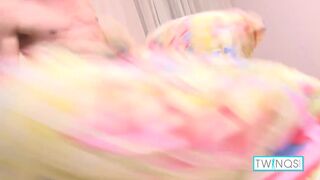 Blonde Twink Efren V Deepthroats Jacob O's Big Hard Cock!