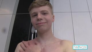Hot Solo Jacking Off Performance Of Adorable Blonde James!