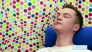 Hot Cute Blonde Ethan O Fingers His Pink Butt And Jerks Off!