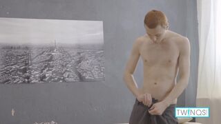 Horny Masseur Lucas Gets His Client Michael's Creampie!