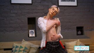 Purple Haired Twink Karol Gajda Masturbates