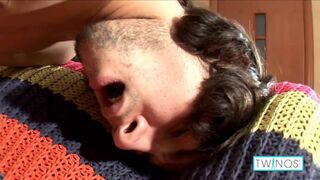 Brunette Twink Cedric Fucks His Asshole With A Big Dildo!