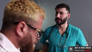 Doctor Fixes Riley Mitchel's Throat Problem With HIs Cock