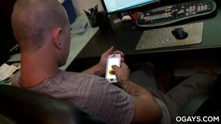 Alex fucks Trey in a warehouse