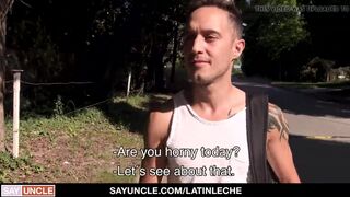 Latin Guy With Tattoos Rammed On Cam