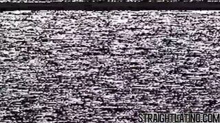 Straight Latino cutie sucks dick before bareback action