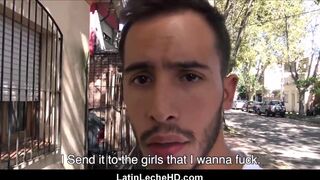 Young Straight Latino Twink Fucked By Stranger For Cash POV