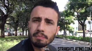 Straight latino breeding for money before POV facial