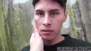 Cute Latin straighty takes big bare cock in tight ass POV