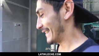 Latin - Sweet latin guy on the street tricked into fuck