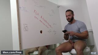 Men - Luke Adams and Tobias have some gloryhole fun -Trailer preview