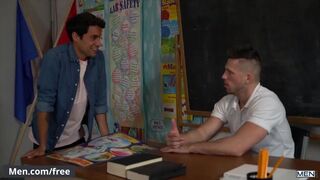 Teacher Ramon Todd fucks his student Titus after class