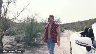 Desert outdoor fuck with hunks Pierce Paris William Seed
