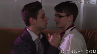 Hung jock is eager to ass fuck his boyfriend up the ass