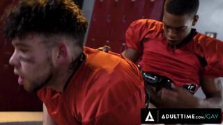 Hot - Football Jock Joseph Castlian Taunts Adrian Hart Into Locker Room Bareback